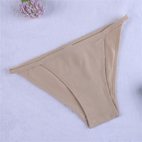 Dondpo Womens Underwear Cotton Underwear Cotton For Women Plus Size String Bikini Low Waist High