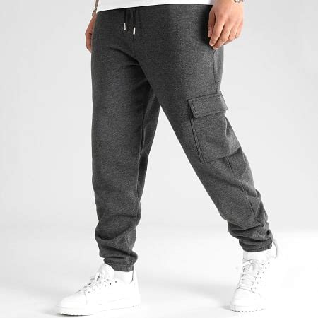 LBO Pantalon Jogging Cargo 317 Gris Anthracite LaBoutiqueOfficielle