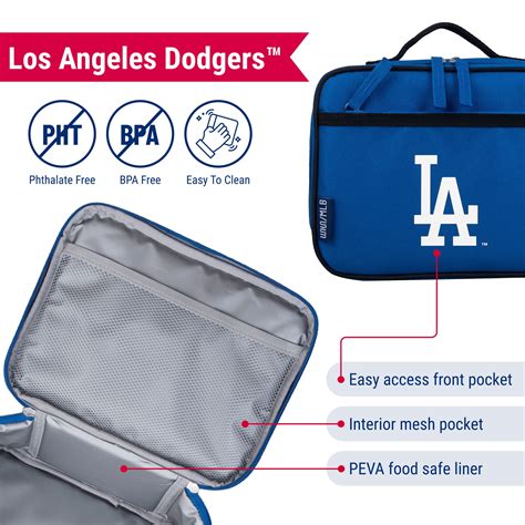 Los Angeles Dodgers™ Lunch Box Wildkin