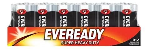 Pila Eveready Carbon Zinc D Charola Unidades V Modelo