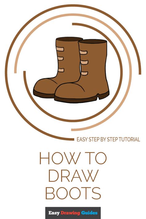 How to Draw Boots - Really Easy Drawing Tutorial