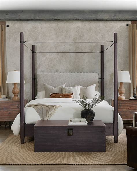 Hooker Furniture Big Sky King Poster Canopy bed | Horchow