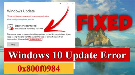 Windows Update Error X F Fixed By Easy Method