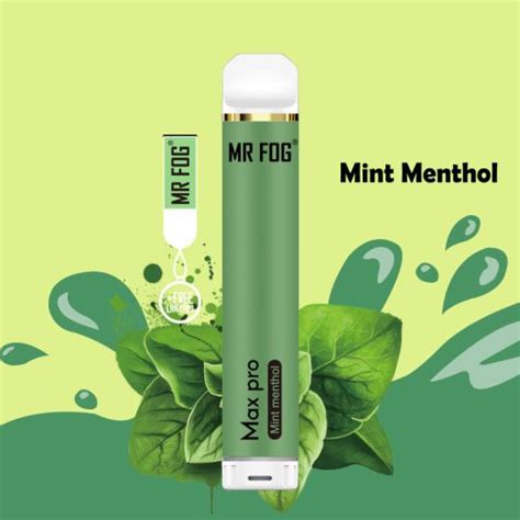 MR FOG MAX PRO 2000 PUFFS - MINT MENTHOL | Mr Fog