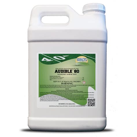 Audible 80 8020 Nonionic Surfactant 25 Gal Siteone