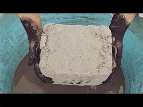 Asmr New Soft Dusty Creamy Pure Mud Sand Huge Shapes Crumble Dry Water