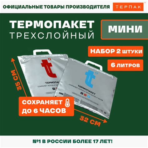 Термопакет ТерПак, 32х35 см, 2 шт купить по низкой цене с доставкой в ...
