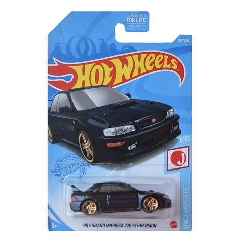 Masinuta Metalica Hot Wheels Subaru Impreza B Sti Version Albastru Emag Ro