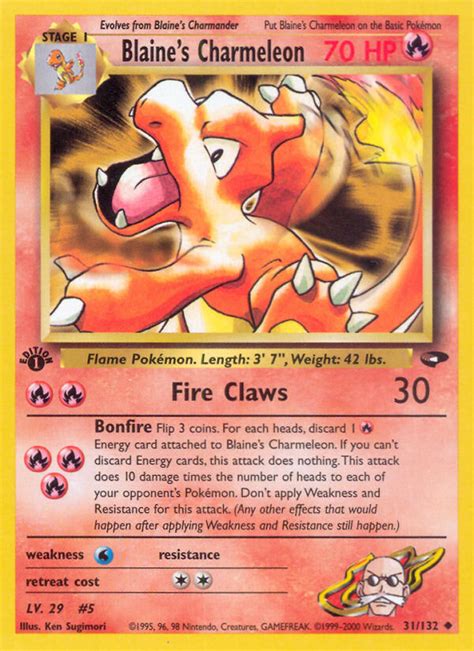 Controleer Nu De Waarde Van Je Blaine S Charmeleon Pokemon Kaart Uit De