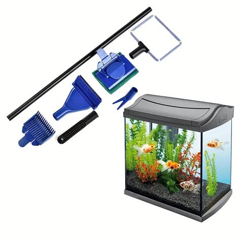 Aquarium Fish Tank Cleaning Tools Kit Fish Tank Siphon Algae - Temu