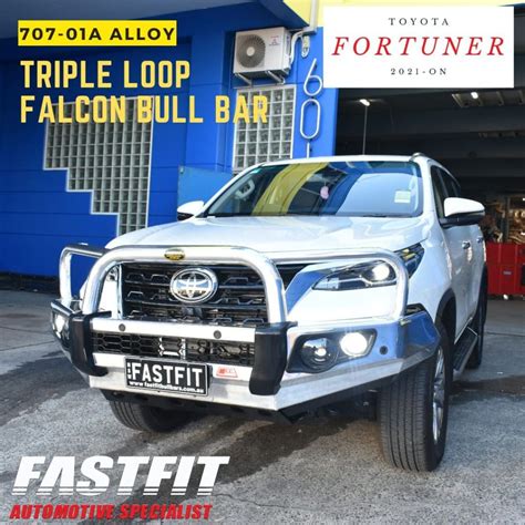 Shop MCC 707 01A ALLOY FALCON TRIPLE LOOP BULL BAR TO SUIT TOYOTA