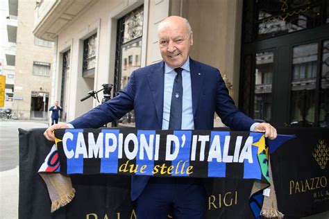 Inter Ceo Giuseppe Marotta Takes Over As President Of Italian Champions