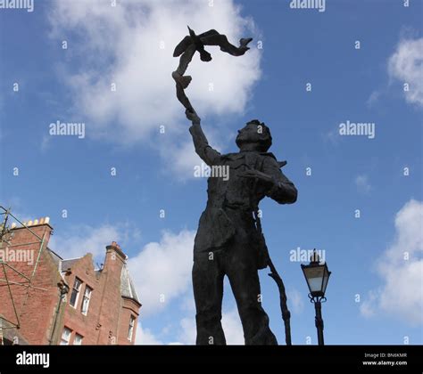 Statue Of John Muir Dunbar Scotland June 2010 Stock Photo Alamy