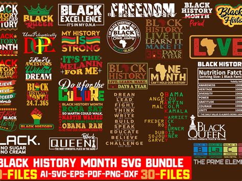 Black History Month SVG Bundle by Ahir Abrar on Dribbble