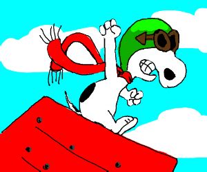 Snoopy vs the Red Baron - Drawception