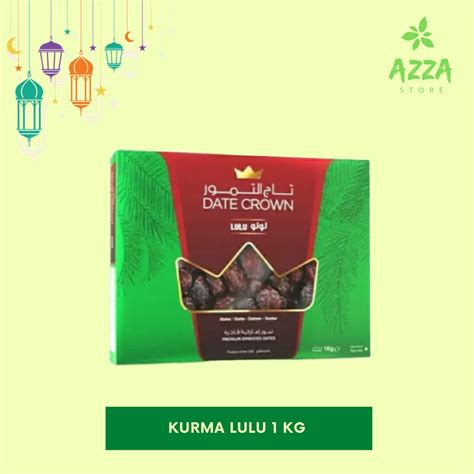 Jual Kg Kurma Date Crown Lulu Premium Kg Shopee Indonesia