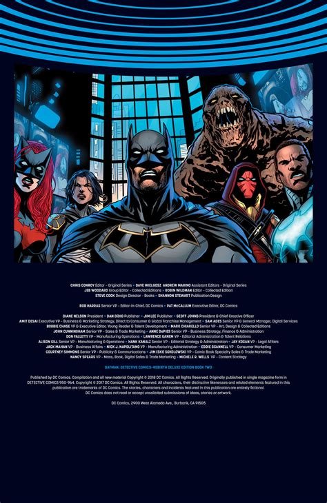 Batman Detective Comics The Rebirth Deluxe Edition Book 2