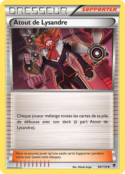 Atout de Lysandre XY Vigueur Spectrale 99 Poképédia