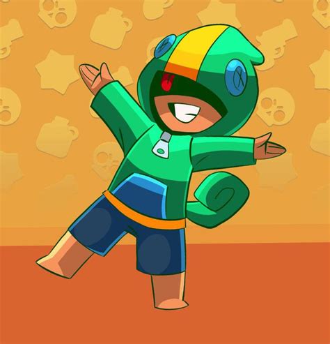 Leon Brawl Stars By Zilverda Star Wallpaper Brawl Star Art