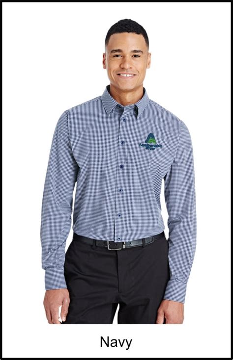 Devon And Jones Crownlux Performance Mens Tonal Mini Check Shirt As