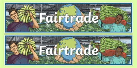 Ks2 Fairtrade Display Banner Professor Feito Twinkl