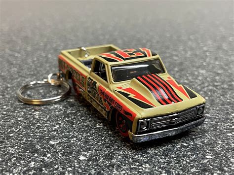 1967 Chevy C10 Truck Keychain Olive Hot Wheels Matchbox Etsy