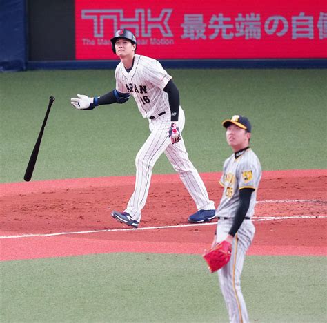 【wbc】大谷翔平“サムライ・ホームラン”片手片膝＆どん詰まり3ラン連発 侍ジャパン打線鼓舞 Wbc2023写真ニュース 日刊スポーツ