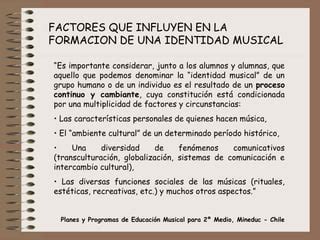 Identidad Musical Y Subcultura Juvenil Ppt