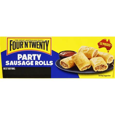 Four N Twenty Sausage Roll Party 500g Woolworths