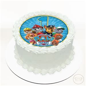 Paw Patrol Resimli Pasta Evre Pastaneleri