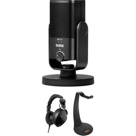 RODE NT USB Mini USB Microphone Kit With NTH 100 Headphones And