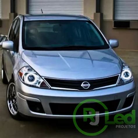 Angel Eyes Drl Led P Farol Nissan Tiida Rjled Projetos Parcelamento