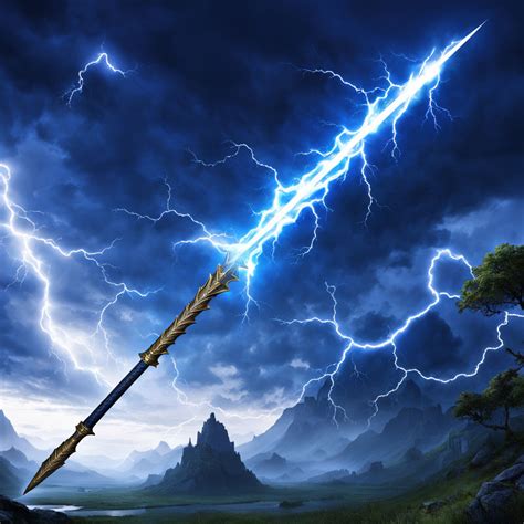 A spear made from lightning. by Christopher Kraatz - Playground