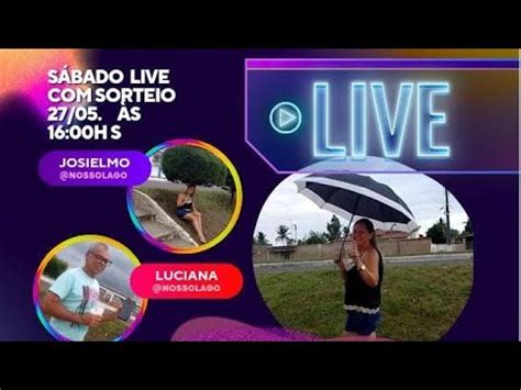 LIVE OS AMIGOS SORTEIO LAGO JOSIELMO e LUCIANA está