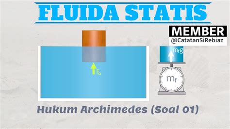 Fluida Statis Hukum Archimedes Soal 01 YouTube