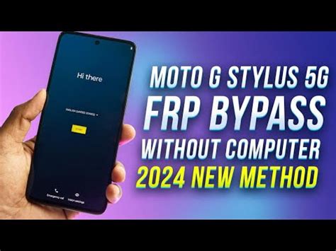 FRP BYPASS Moto G Stylus 5G Android 13 No Computer 2024 New Method