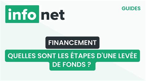 Quelles sont les étapes d une levée de fonds définition aide