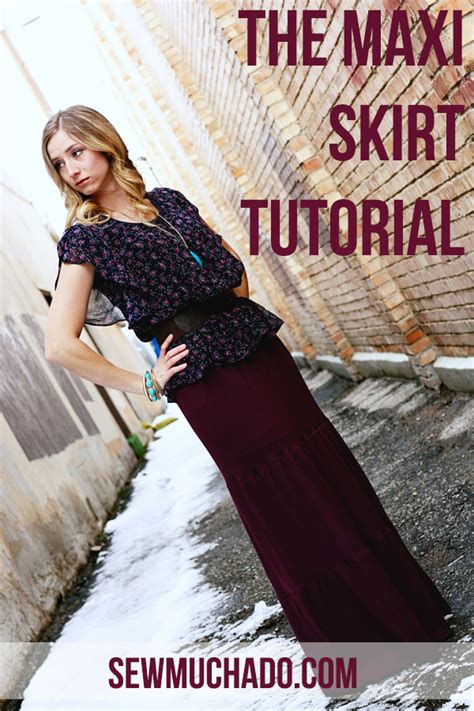 Diy Tiered Maxi Skirt The Daily Seam