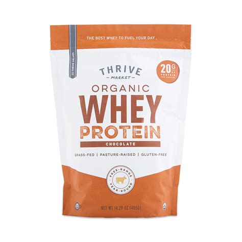 Organic Whey Protein Powder Chocolate Thrive Market