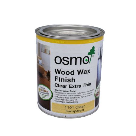 Osmo Wood Wax Finish Extra Thin Oil 1101 Hard Exotic Woods