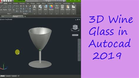 Interesting Tool And Feature To Create D Wine Glass In Autocad