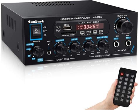 Sunbuck Max 400Wx2 Amplificador De Potencia Mexico Ubuy