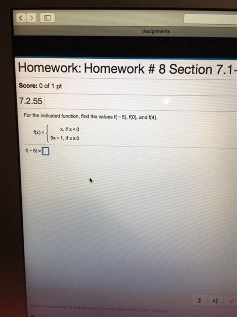 Solved Assignments Homework: Homework # 8 Section 7.1. | Chegg.com 