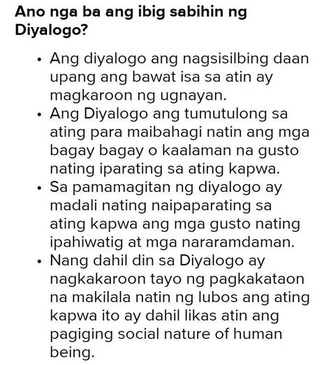 Halimbawa Ng Isang Dayalogo Ng Halimbawa 2021