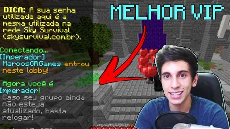 ME TORNEI VIP IMPERADOR NO SKYMINIGAMES Minecraft YouTube