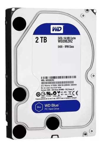 Disco rígido Disco rígido de 2 TB Western Digital 2 TB Sata 3 64 MB