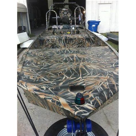 Styx River Duck Boat Camo Stencil Kit In Mossy Oak Shadow Grass Blades