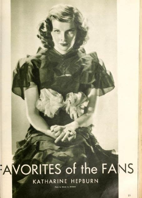 Katharine Hepburn Picture Play Magazine Pictorial United States November 1935 Famousfix