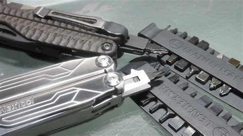 Nextool Flagship Captain Compatibility With Leatherman Bits Youtube