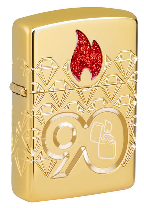 Zippo Th Anniversary Limited Edition Gold Plated Zippo